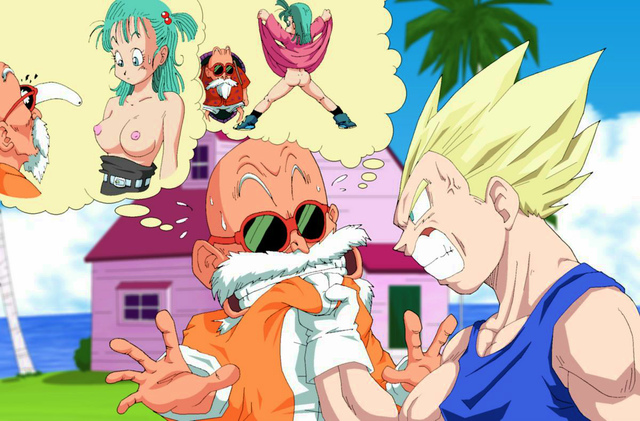 dragon ball porn porn dragon ball bulma briefs vegeta master roshi