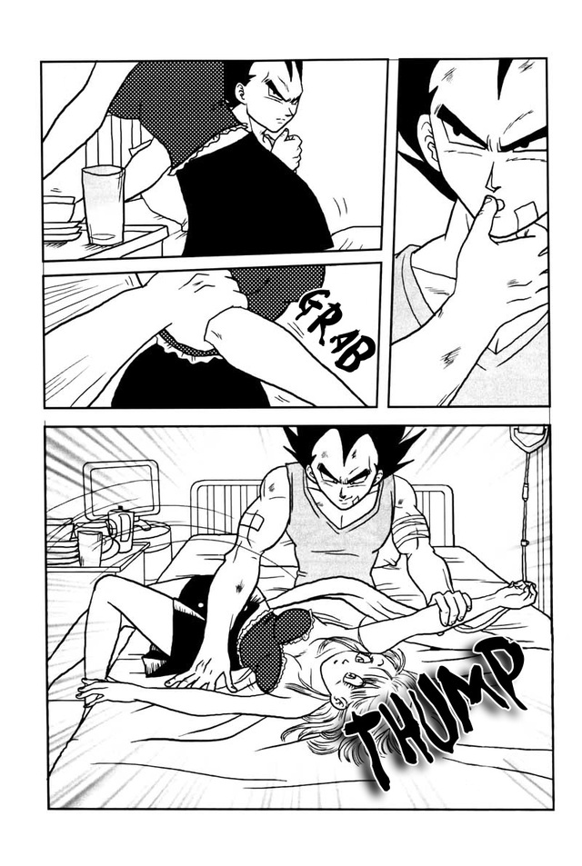 dragon ball z comic porn dragonball vegeta attacks