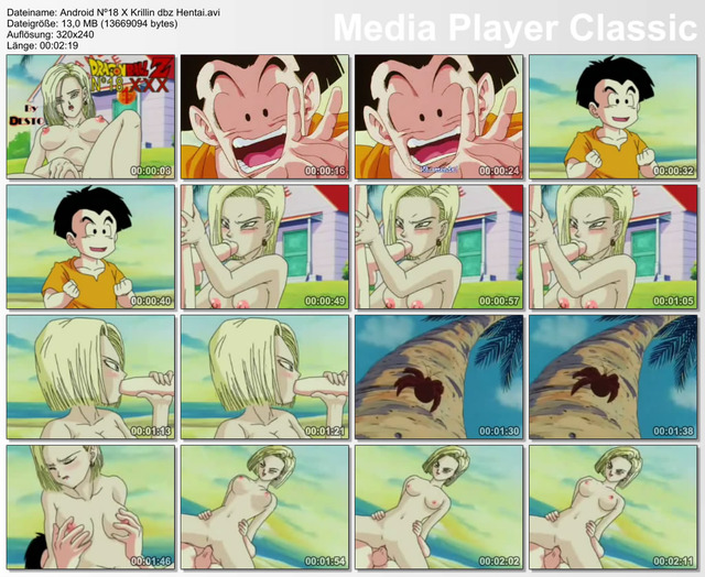 dragonball hentai hentai dragon ball video dbz android videl krillin avi nº