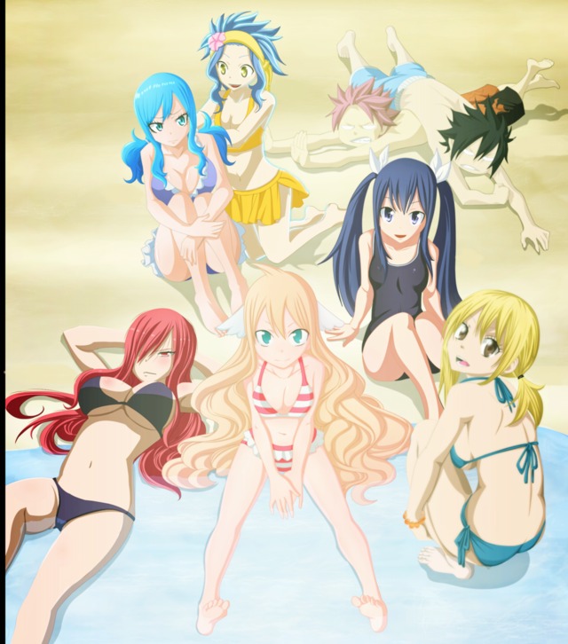 fairy porn beach tail fairy super collab levy zeroooart tmsrx