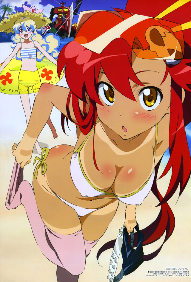 gurren lagann pussy porn page gallery misc beach pinup bikini yoko xix ritona