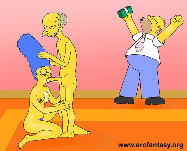 homer and marge bondage simpsons marge simpson homer montgomery burns indecent monday proposal