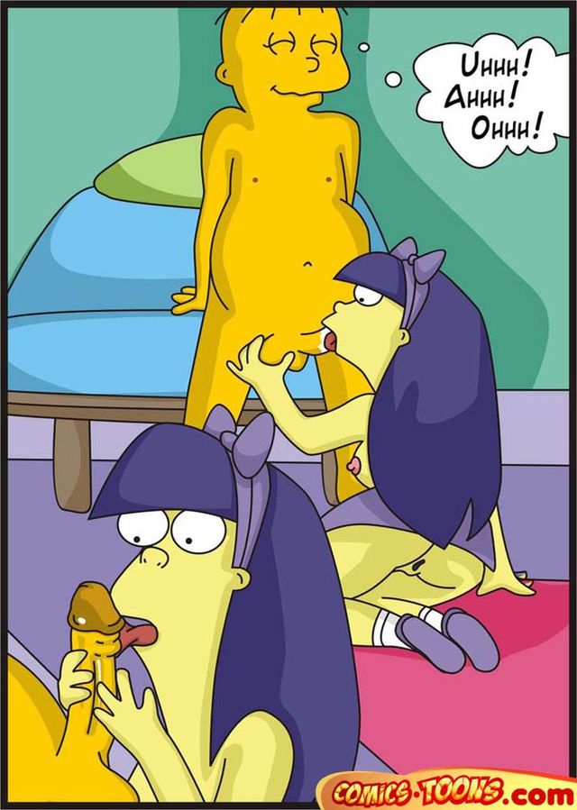 homer and marge bondage hentai simpsons comics cartoon