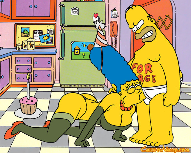 homer and marge bondage cartoon