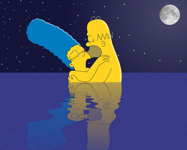 homer and marge bondage sexy marge simpson homer bondage monday skinny dip moonlight