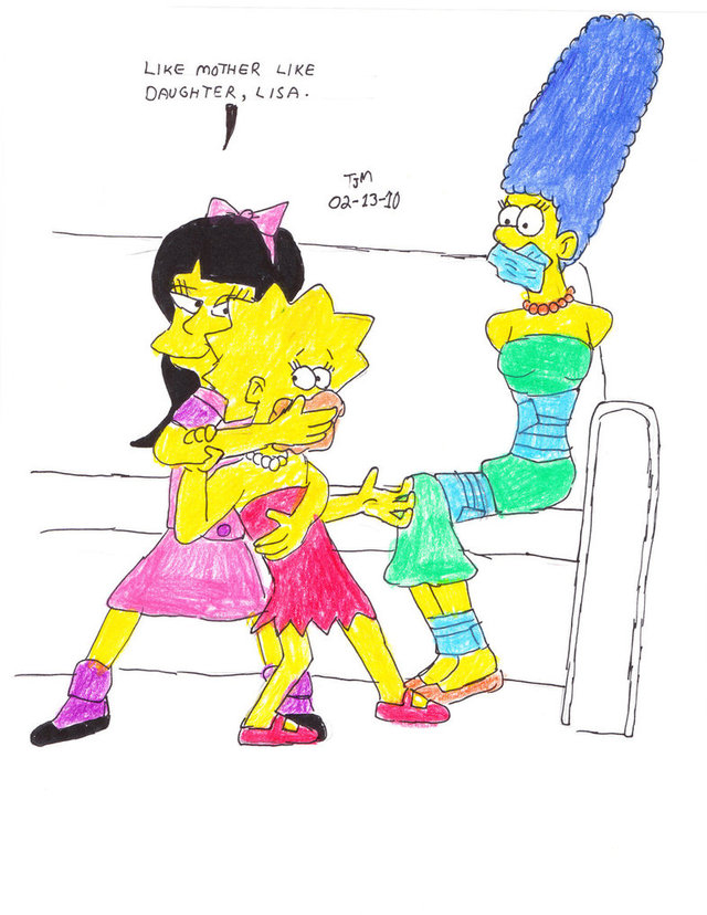 homer and marge bondage pre marge almost gets morelikethis artists tjmcmullan rescued