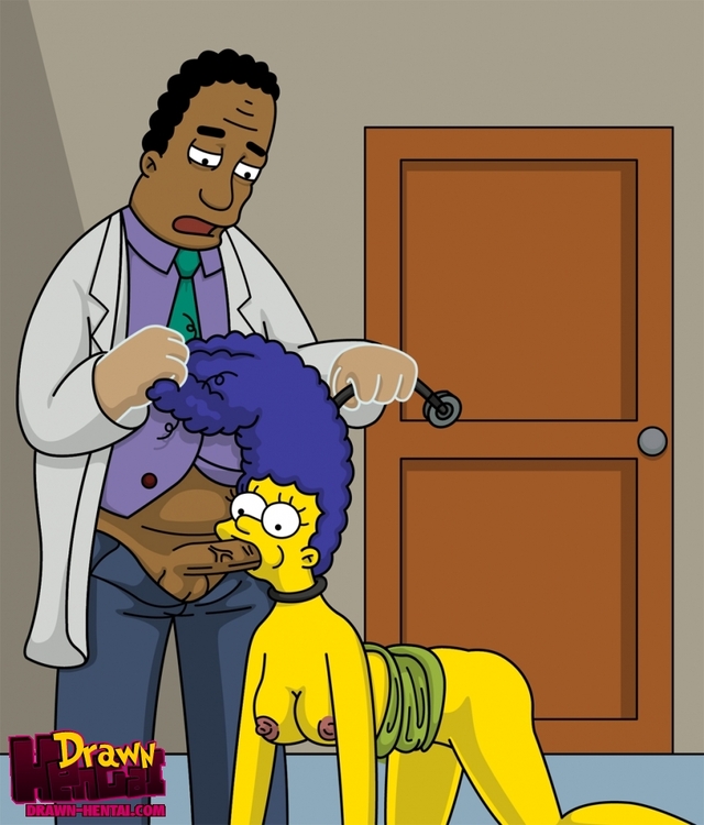 homer and marge bondage hentai simpsons marge simpson drawn fff entry julius hibbert