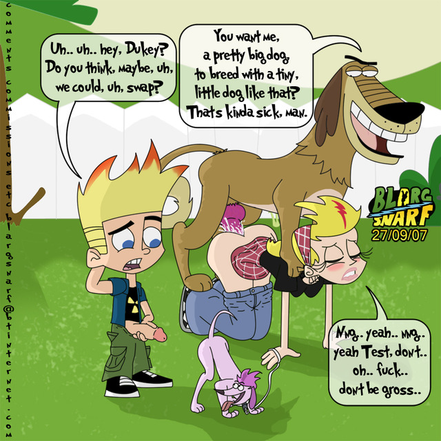 johnny test porn johnny blargsnarf test character dukey sissy blakely missy