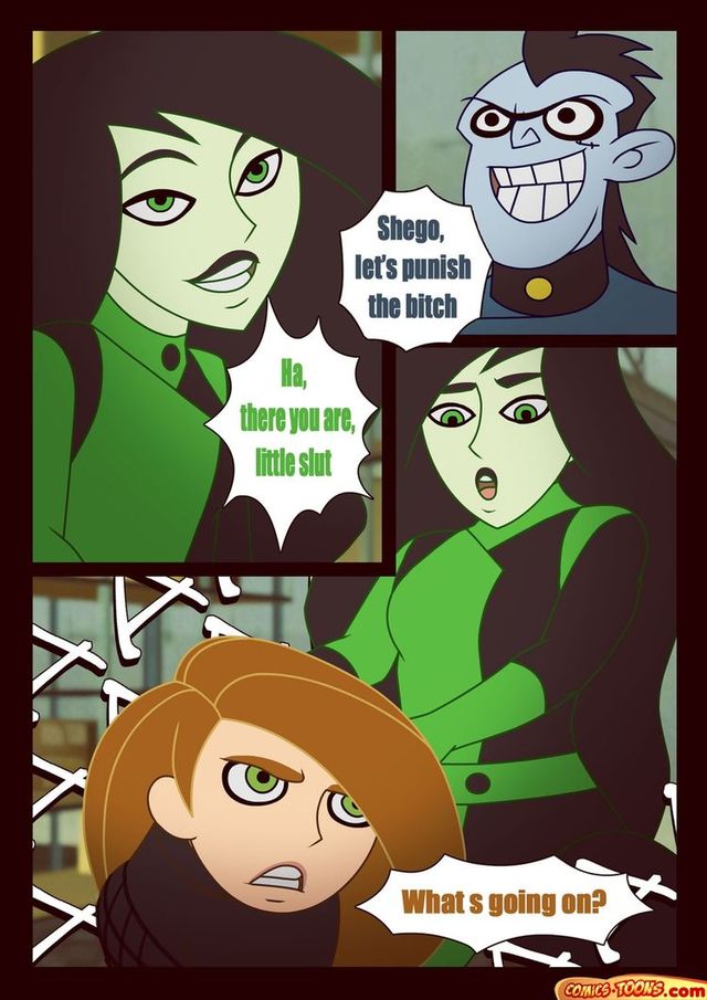 kim, shego and others in sex cartoons porn pics tits kim possible naked