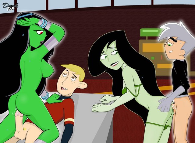 kim, shego and others in sex cartoons porn heroes kimpossible