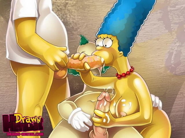 lisa and marge simpsons nude posing porn hentai porn marge simpson toon