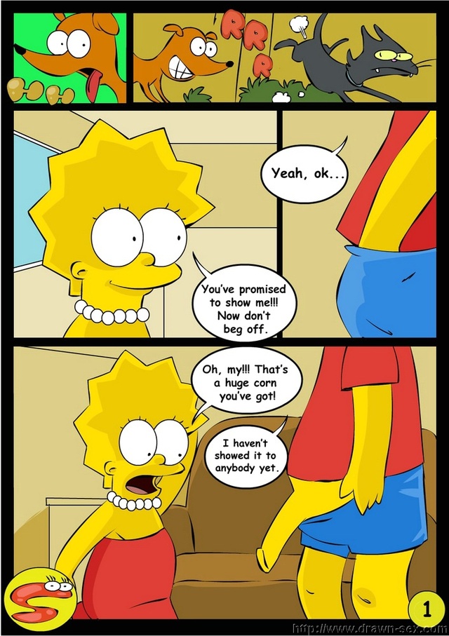 lisa simpson hentai hentai simpsons comics lisa bart