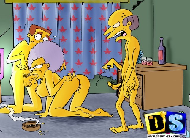 lisa simpson porn life burns night smithers