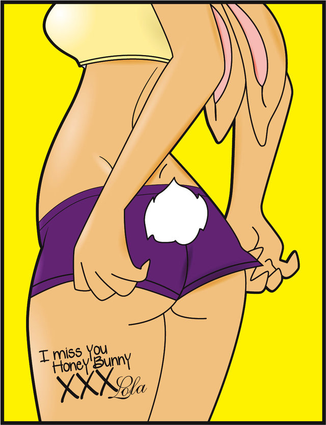 lola bunny xxx art from bunny lola bun anti greeting