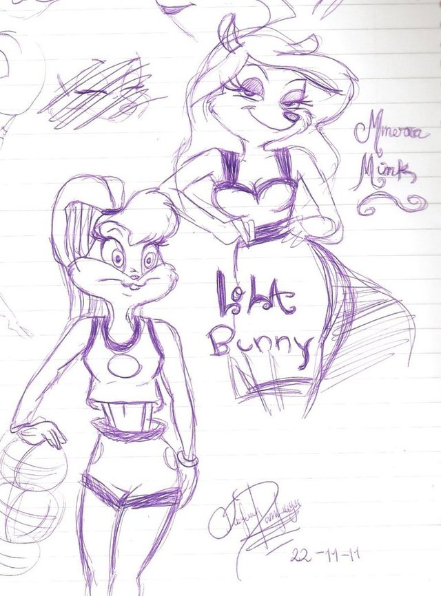 lola bunny xxx art pre minerva mink bunny lola happysunglass mco