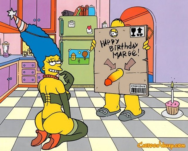 loving simpsons porn simpsons presents marge homer lisa hard nude gives action told