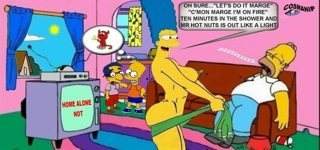 marge and bart simpson porn simpsons marge simpson homer bart milhouse van houten cosmic fabbee