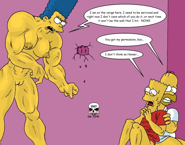 marge and bart simpson porn simpsons marge simpson homer bart fear ccaaf baaba