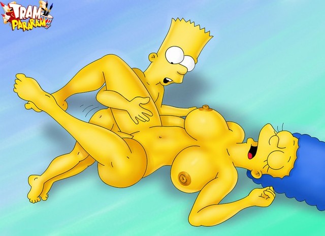 marge and bart simpson porn simpsons cartoon picture marge simpson bart from