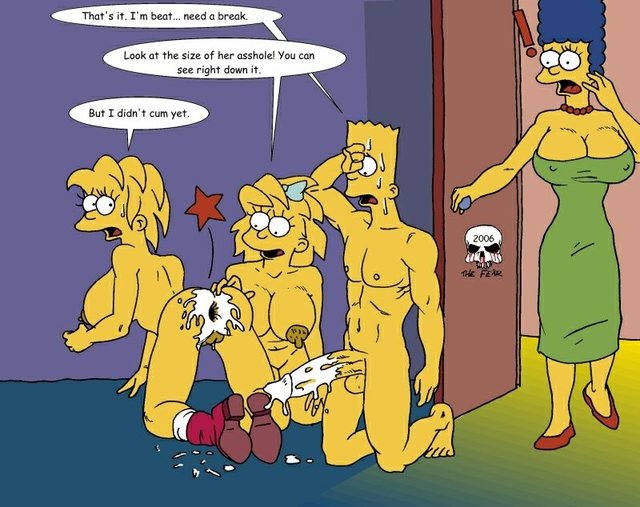 marge and bart simpson porn porn simpsons marge lisa bart fucking heroes adce