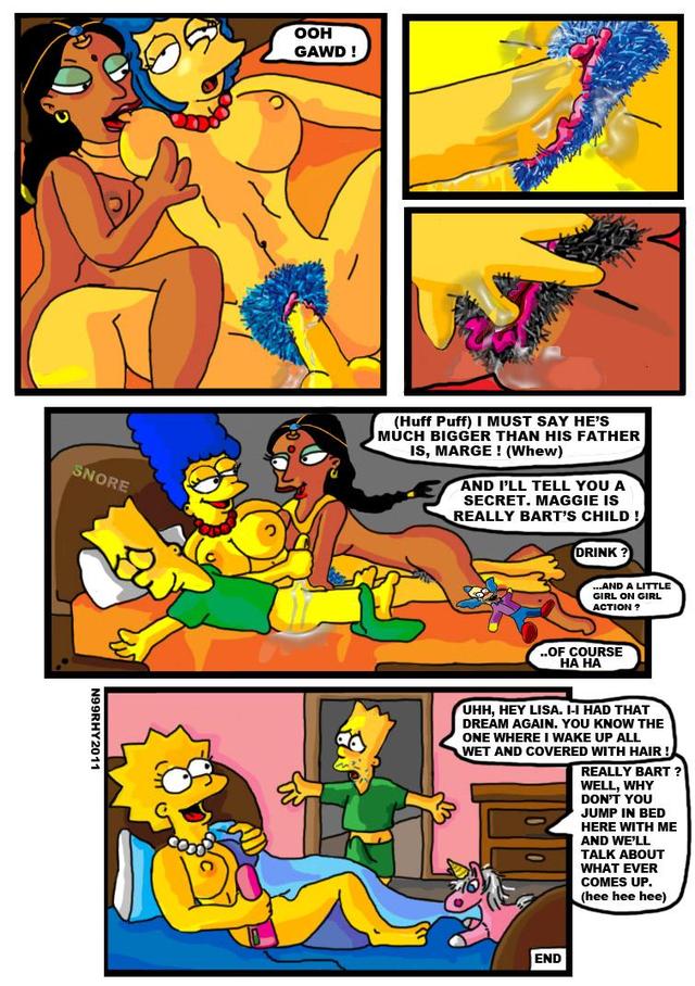 marge and bart simpson porn porn simpsons media marge lisa nude posing