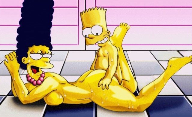 marge and bart simpson porn simpsons marge simpson bart animated