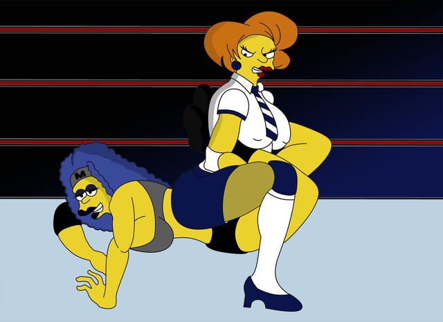 marge and edna getting plowed porn simpsons sexy marge simpson edna krabappel jobberman cteo