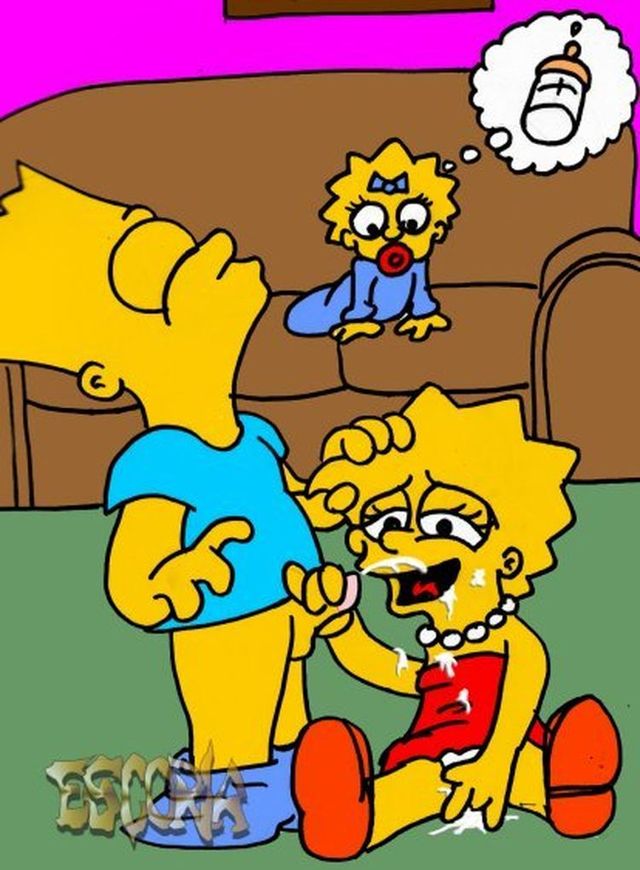 marge and lisa simpson porn hentai simpsons cartoon marge bart