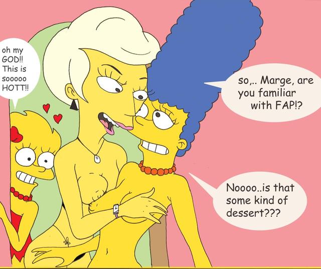 marge and lisa simpson porn simpsons marge simpson lisa aaf lindsey naegle