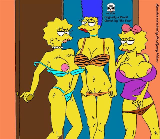 marge and lisa simpson porn simpsons marge simpson lisa fear maggie bdba