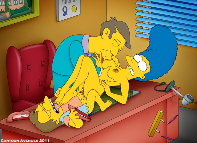 marge and lisa simpson porn simpsons cartoon marge simpson naked daf nelson muntz avenger fdf skinner seymour