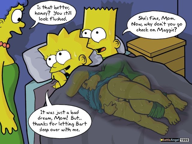 marge and lisa simpson porn simpsons picture large marge simpson lisa bart from heroes cartoonsbank