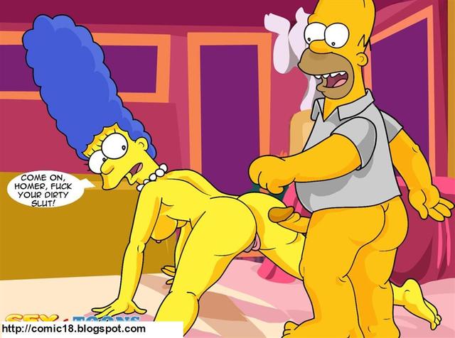 marge porn hentai simpsons comic adult marge pregnant