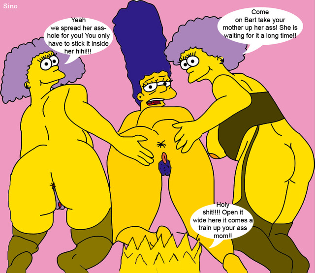 marge porn simpsons marge simpson bart patty selma bouvier sino
