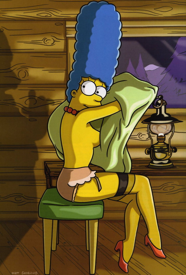 marge simpson naked porn media marge character