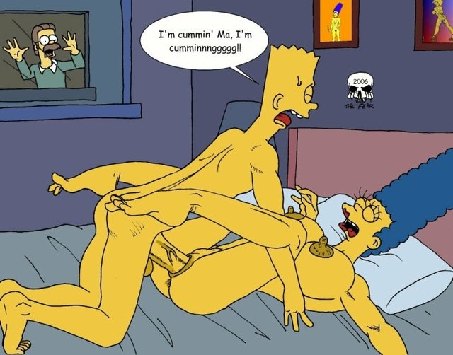 marge simpson naked marge bart