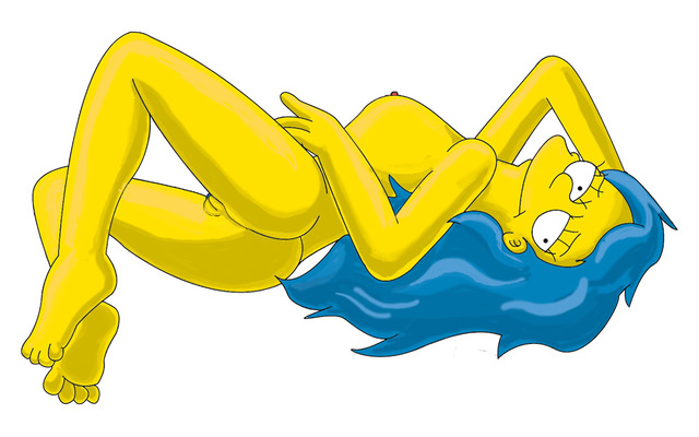 marge simpson naked marge simpson nude pose