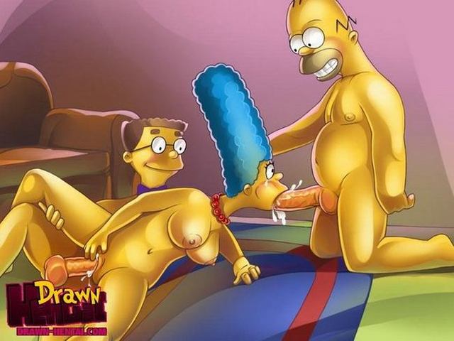marge simpson naked simpsons page