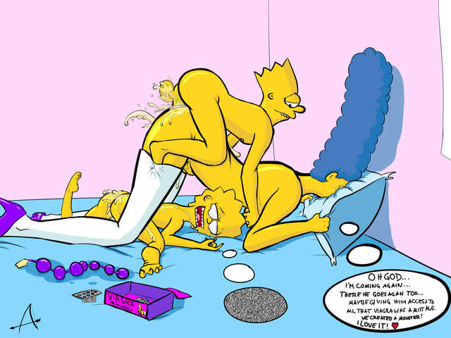 marge simpson naked simpsons marge simpson lisa bart having afb edc fec