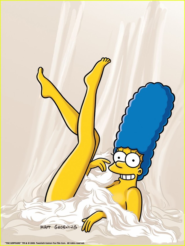 marge simpson naked marge simpson nude playboy poses photography