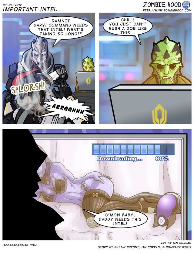 mass effect porn comics