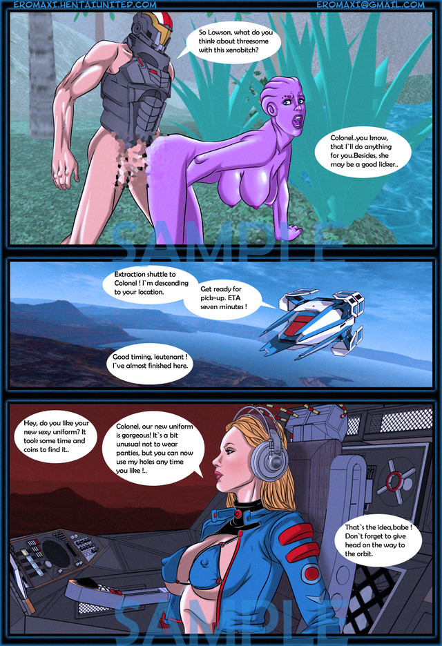 mass effect porn porno porn media comic original mass effect spinoff