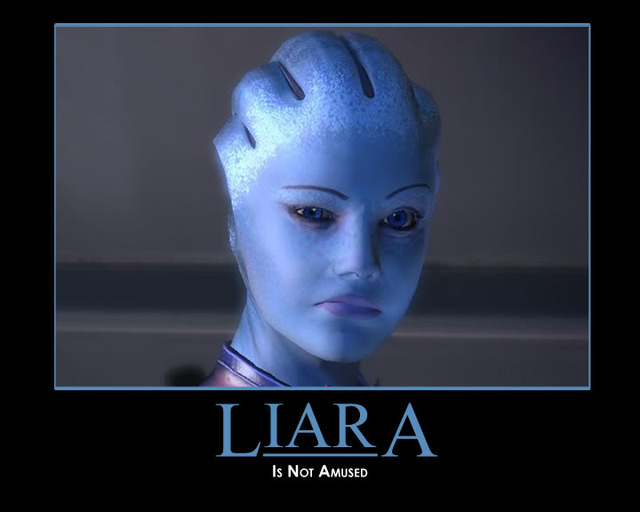 mass effect porn liara masseffect demotivator