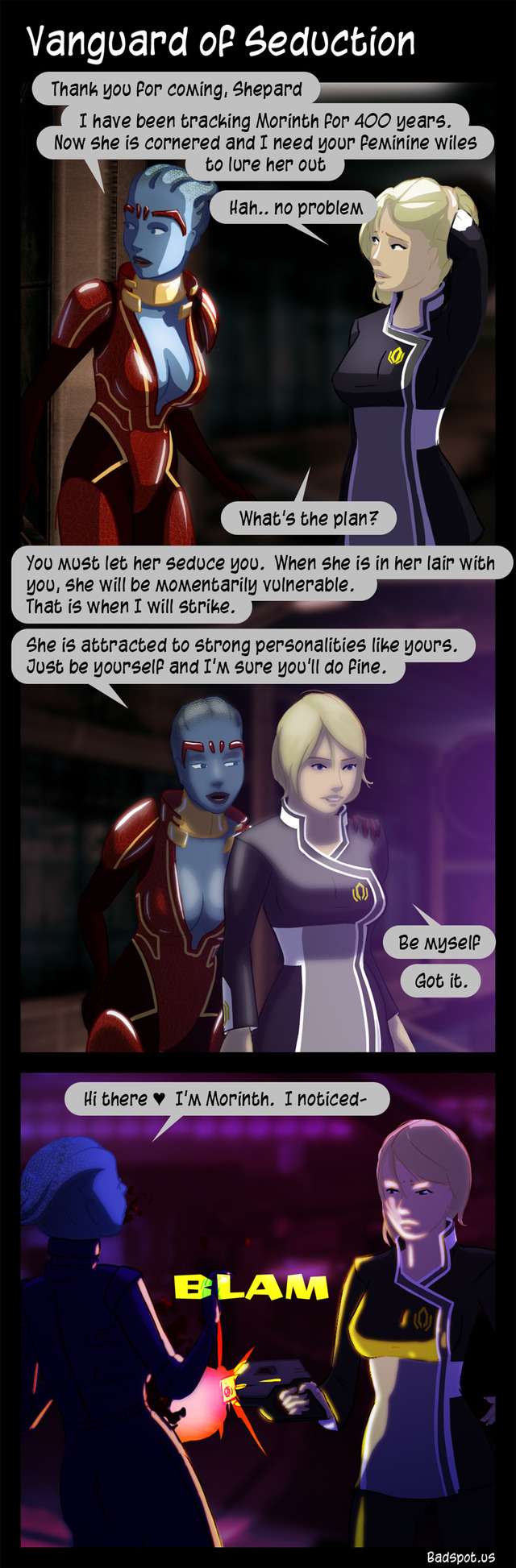 mass effect porn mass effect seduction start vanguard