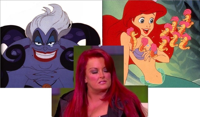 mermaid porn ariel ursula wynona wynonsterz judd oprah looks