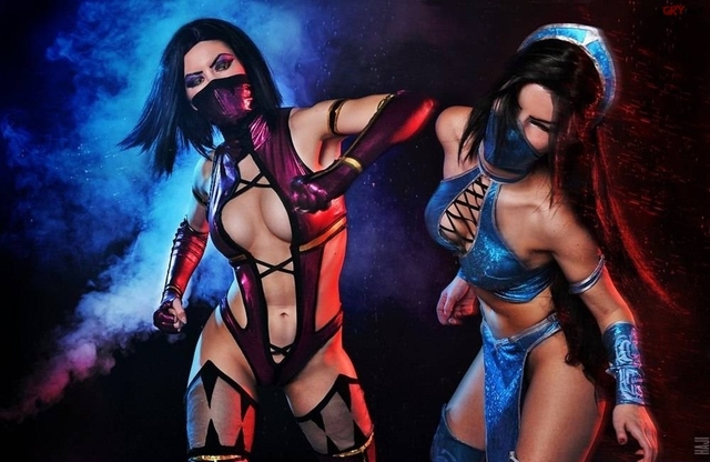 mortal kombat hentai hentai mortal kombat cosplay kitana mileena gry