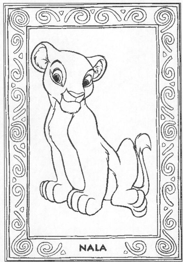 nala lion king porn picture lion see nala lionking coloring click thumbnail larger