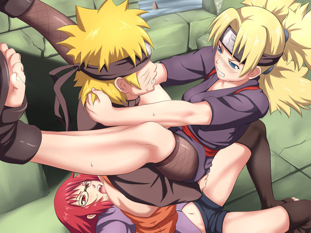 naruto nude hentai naruto ninja blonde threesome temari hentairing