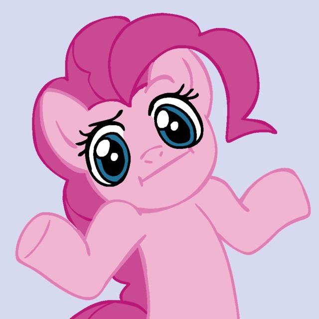 pony porn original pinkie pie icons entries shrugging