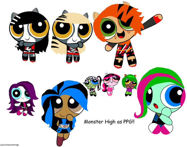 powerpuff girls porn cartoon high girl girls monster powerpuff monsters went clau monsterhigh sslkd